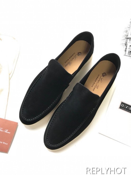 Loro Piana 2020 Mens Suede Loafer
