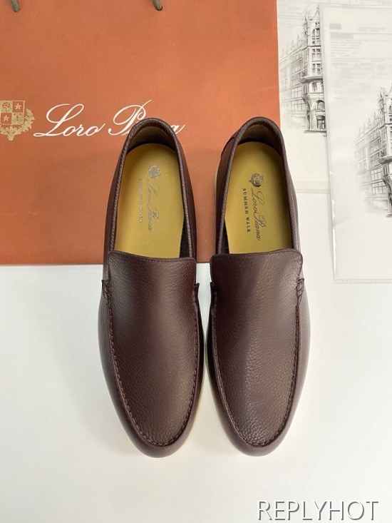 Loro Piana 2020 Mens Leather Loafer