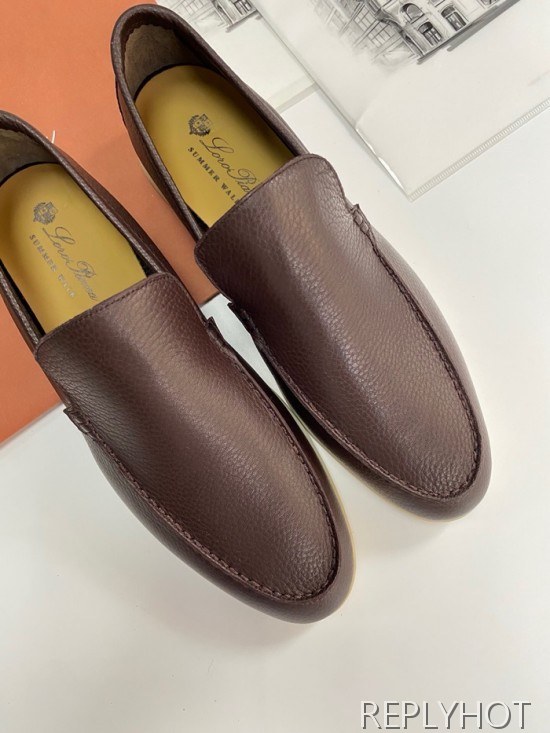Loro Piana 2020 Mens Leather Loafer