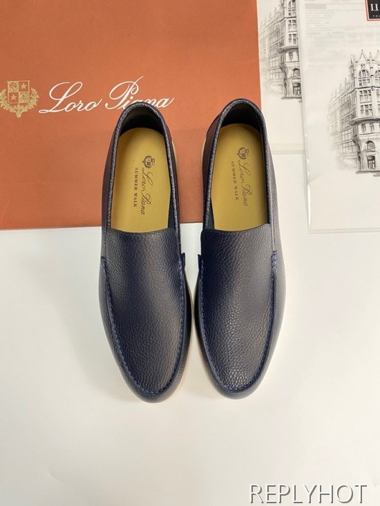 Loro Piana 2020 Mens Leather Loafer