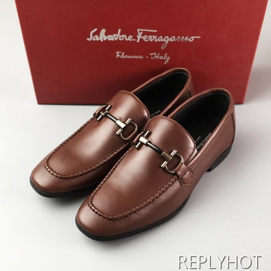 [업 신상]Ferragamo 2020 Mens Leather Loafer