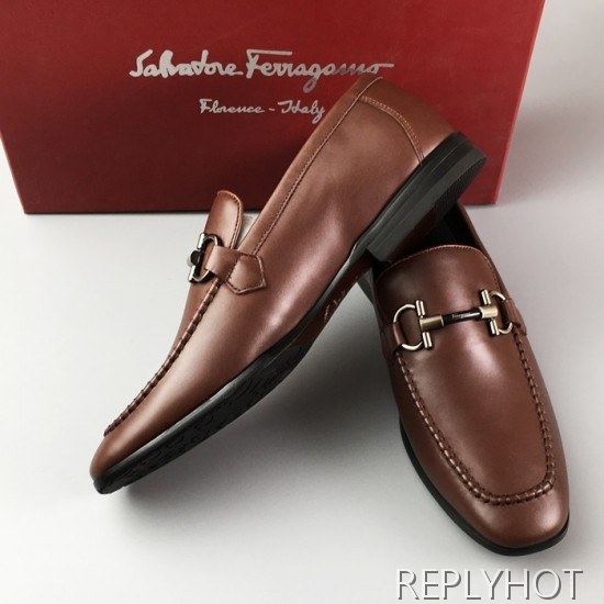 [업 신상]Ferragamo 2020 Mens Leather Loafer