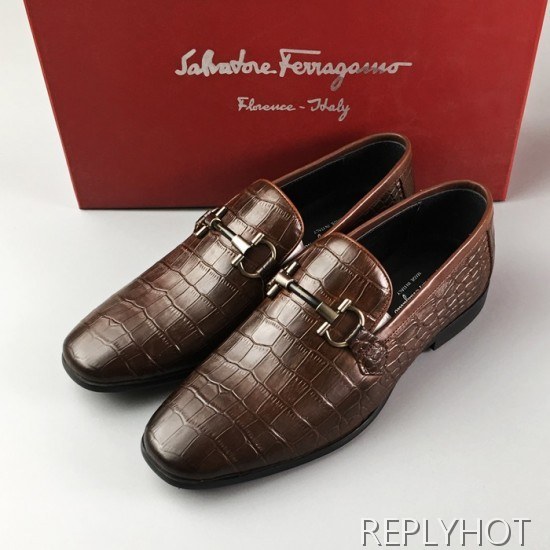 [업 신상]Ferragamo 2020 Mens Leather Loafer