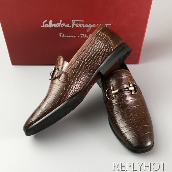 [업 신상]Ferragamo 2020 Mens Leather Loafer