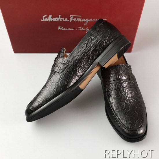 [업 신상]Ferragamo 2020 Mens Leather Loafer
