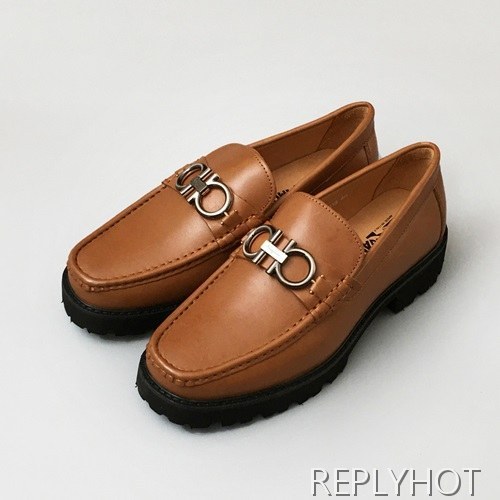 [업 신상]Ferragamo 2020 Mens Leather Loafer