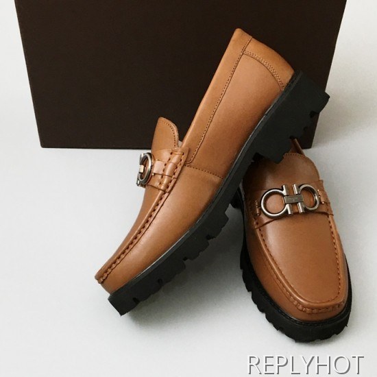 [업 신상]Ferragamo 2020 Mens Leather Loafer