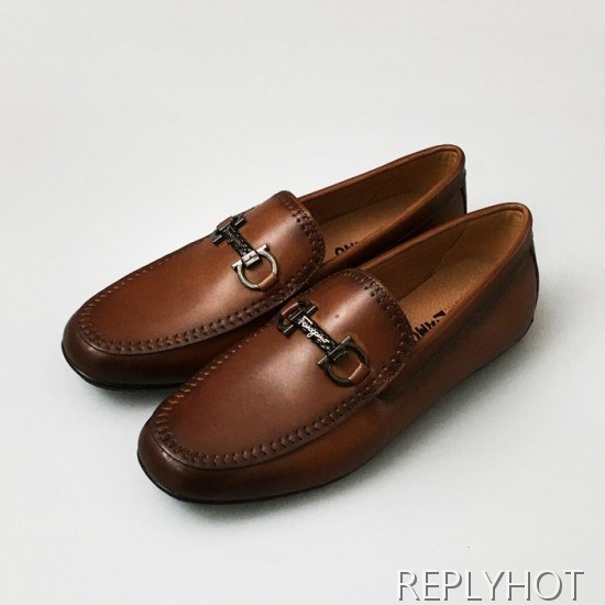 [업 신상]Ferragamo 2020 Mens Leather Loafer