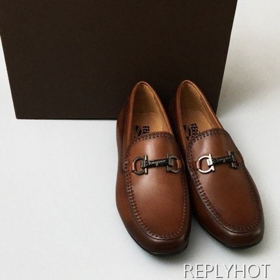 [업 신상]Ferragamo 2020 Mens Leather Loafer