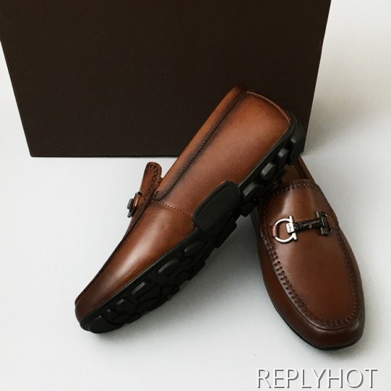 [업 신상]Ferragamo 2020 Mens Leather Loafer