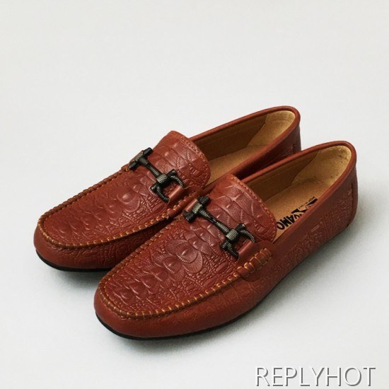 [업 신상]Ferragamo 2020 Mens Leather Loafer