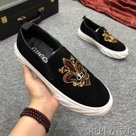 구찌 2020 남성용 스웨이드 슬립온 GUCS01105,