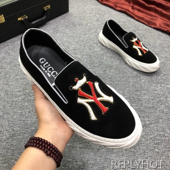 구찌 2020 남성용 스웨이드 슬립온 GUCS01100,