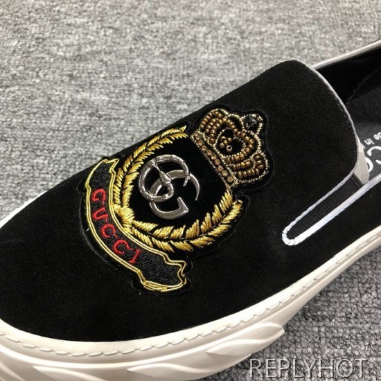 구찌 2020 남성용 스웨이드 슬립온 GUCS01099,