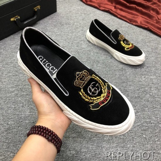 구찌 2020 남성용 스웨이드 슬립온 GUCS01099,