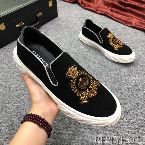 구찌 2020 남성용 스웨이드 슬립온 GUCS01095,