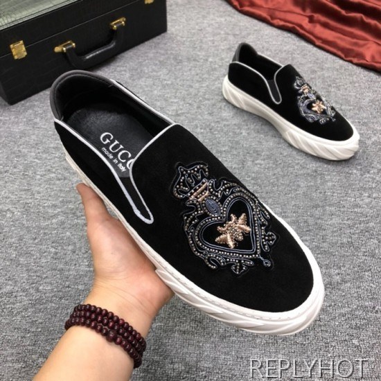 구찌 2020 남성용 스웨이드 슬립온 GUCS01093,