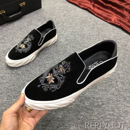 구찌 2020 남성용 스웨이드 슬립온 GUCS01093,