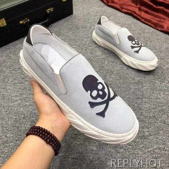 Philipp plein  2020 Mens Suede Slip On