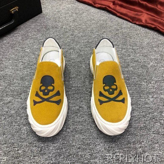 Philipp plein  2020 Mens Suede Slip On