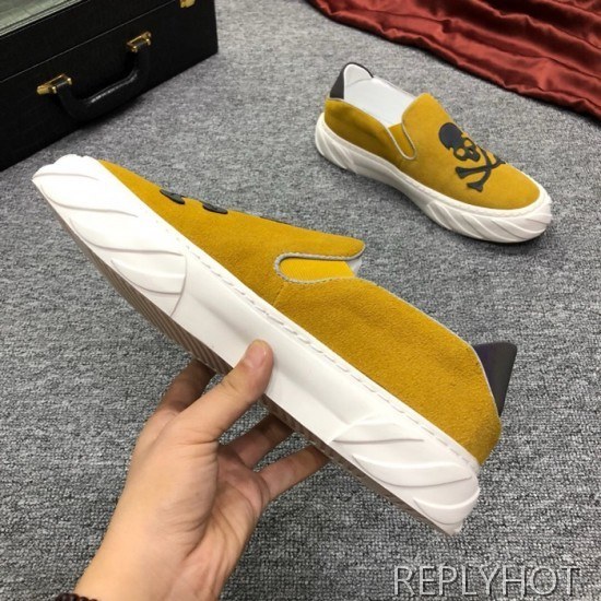 Philipp plein  2020 Mens Suede Slip On