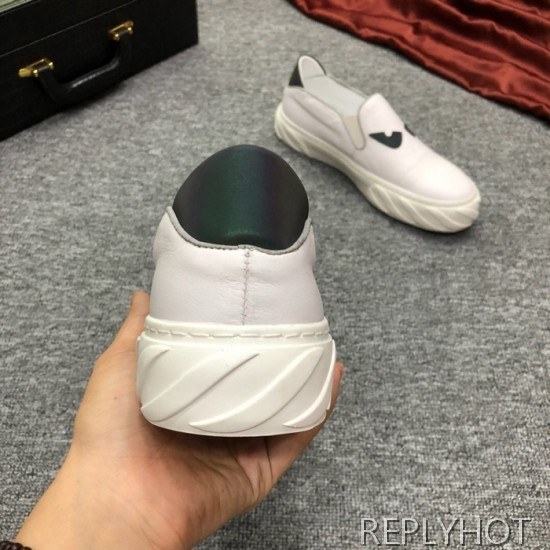 Fendi 2020 Mens Leather Slip On