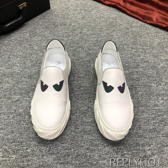 Fendi 2020 Mens Leather Slip On
