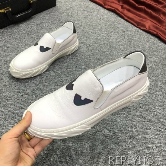 Fendi 2020 Mens Leather Slip On