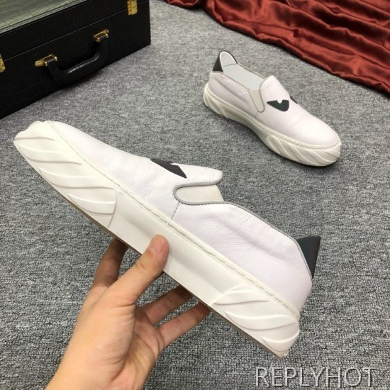Fendi 2020 Mens Leather Slip On