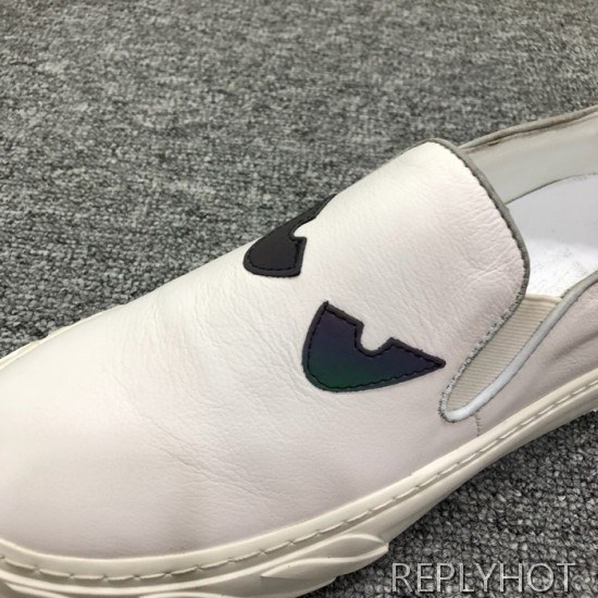 Fendi 2020 Mens Leather Slip On