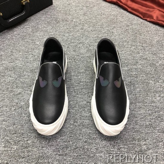 Fendi 2020 Mens Leather Slip On