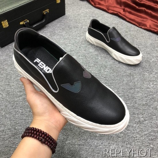 Fendi 2020 Mens Leather Slip On