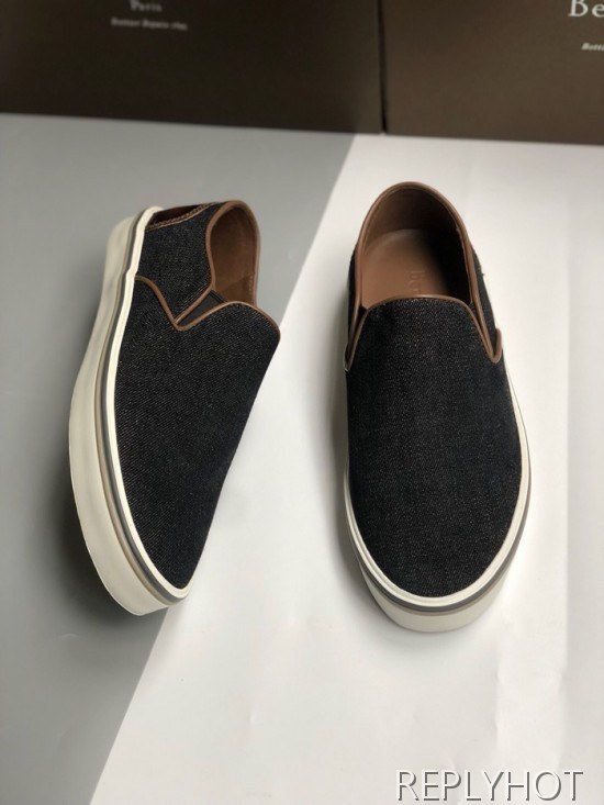 Berluti 2020 Mens Demin Slip On