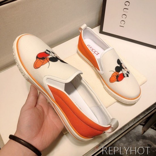 Gucci 2020 Mens Canvas Slip On