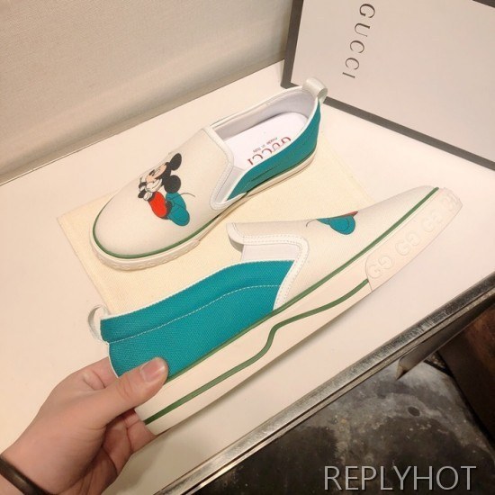 Gucci 2020 Mens Canvas Slip On
