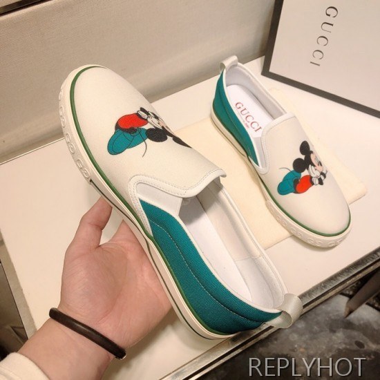 Gucci 2020 Mens Canvas Slip On