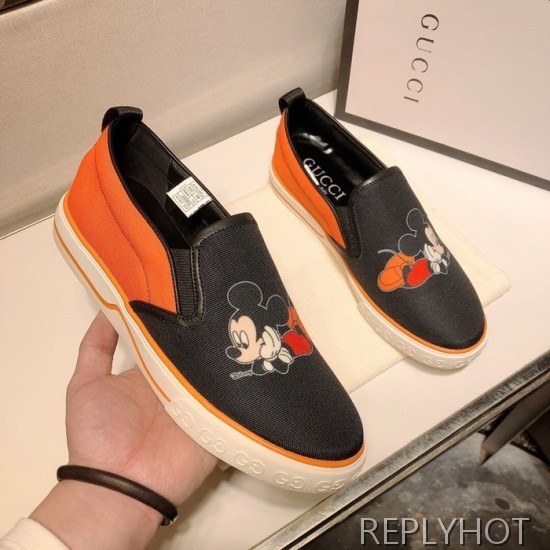 Gucci 2020 Mens Canvas Slip On
