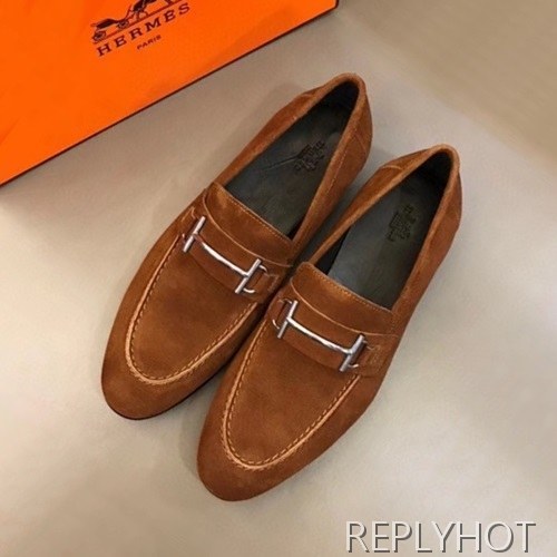 Hermes 2020 Mens Leather Loafer