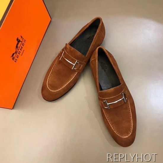 Hermes 2020 Mens Leather Loafer