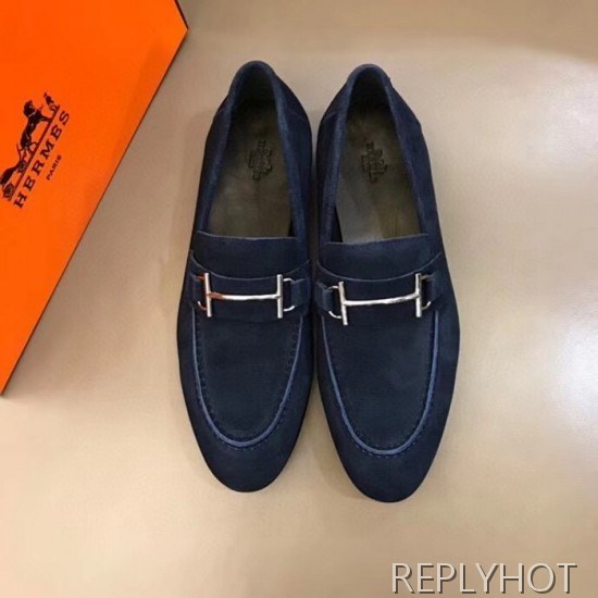 Hermes 2020 Mens Leather Loafer