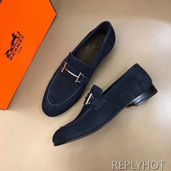 Hermes 2020 Mens Leather Loafer
