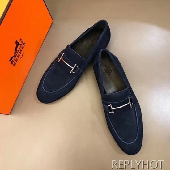 Hermes 2020 Mens Leather Loafer