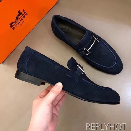Hermes 2020 Mens Leather Loafer