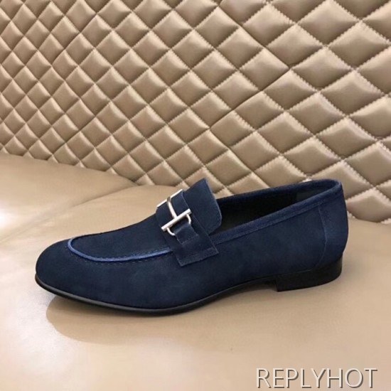 Hermes 2020 Mens Leather Loafer