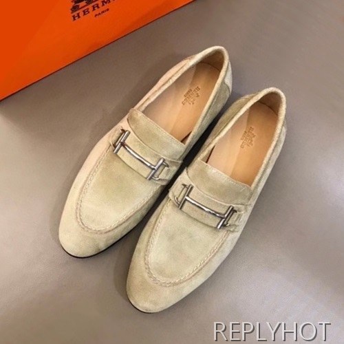 Hermes 2020 Mens Leather Loafer