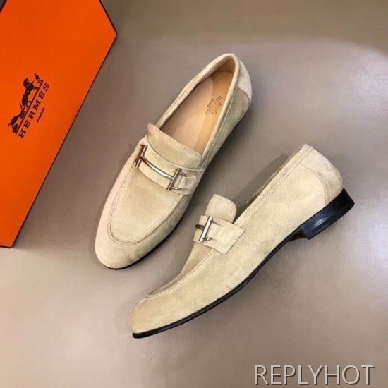 Hermes 2020 Mens Leather Loafer