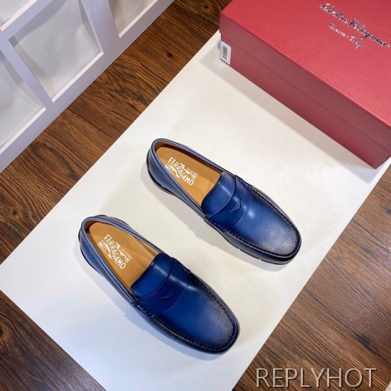 Ferragamo  2020 Mens Leather Loafer