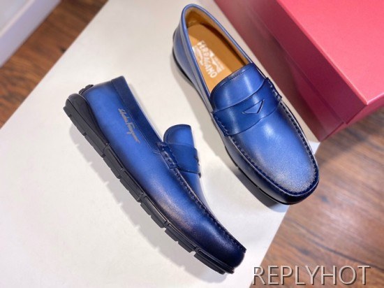 Ferragamo  2020 Mens Leather Loafer