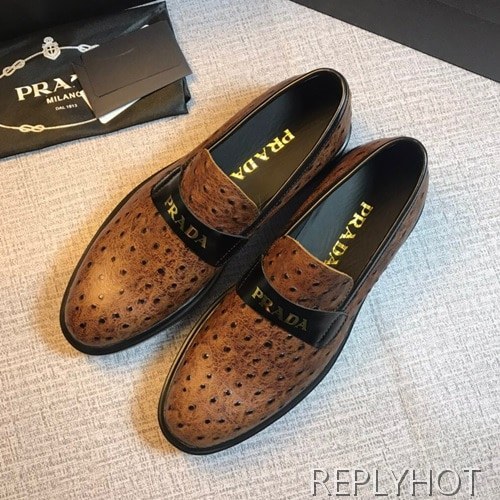 Prada 2020 Mens Leather Loafer