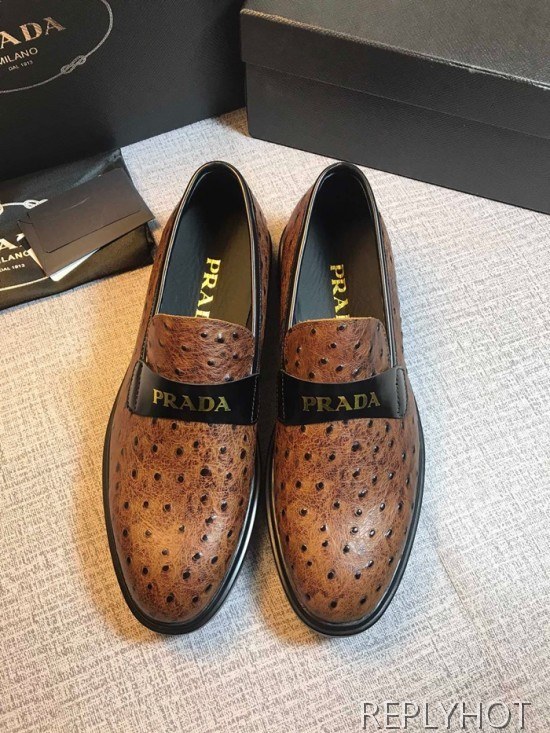 Prada 2020 Mens Leather Loafer